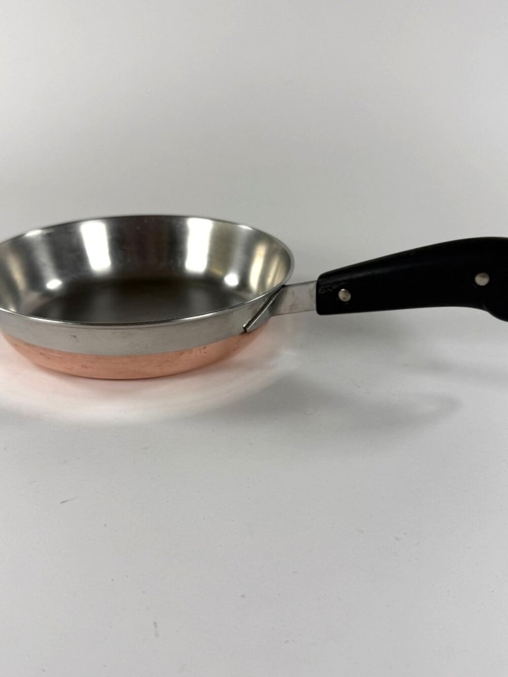 Revere Ware 7 Inch Copper Clad Stainless Steel Skillet Frying Pan Classic Design